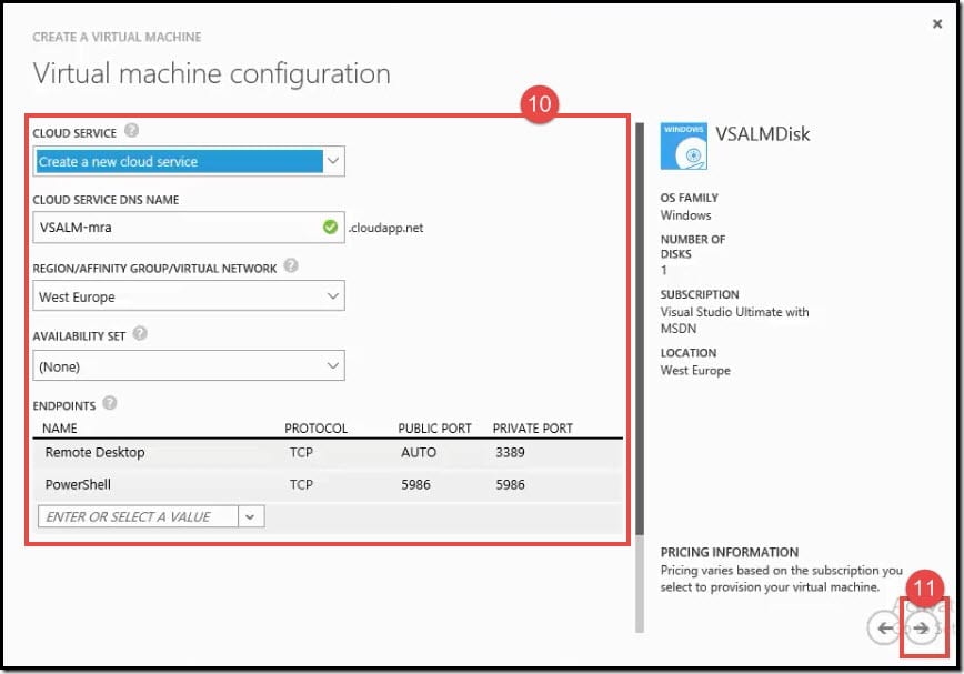 14-Create virtual machine from microsoft azure portal and set virtual machine configuration (2) Create virtual machine from microsoft azure portal and set virtual machine configuration (2)