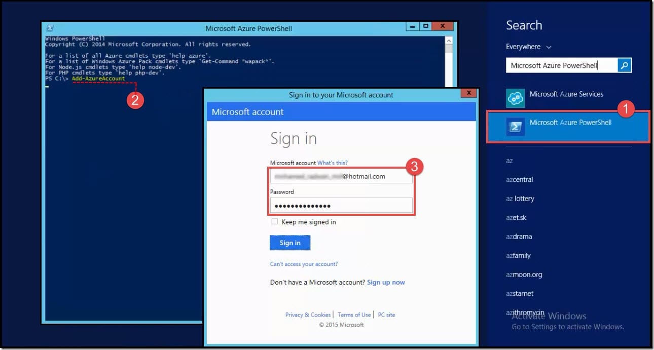 3-Upload vhd file by running microsoft azure powershell Upload vhd file by running microsoft azure powershell