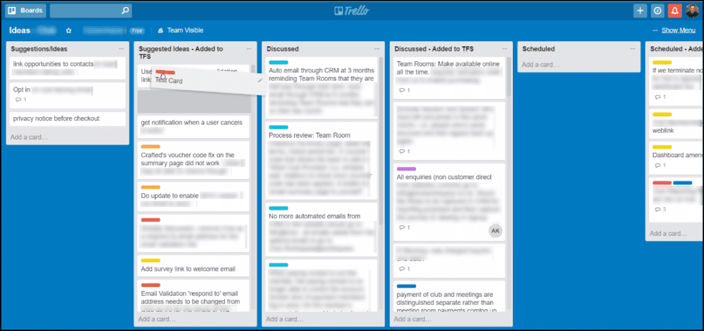 3.1-Example of moving the Trello card between the different states